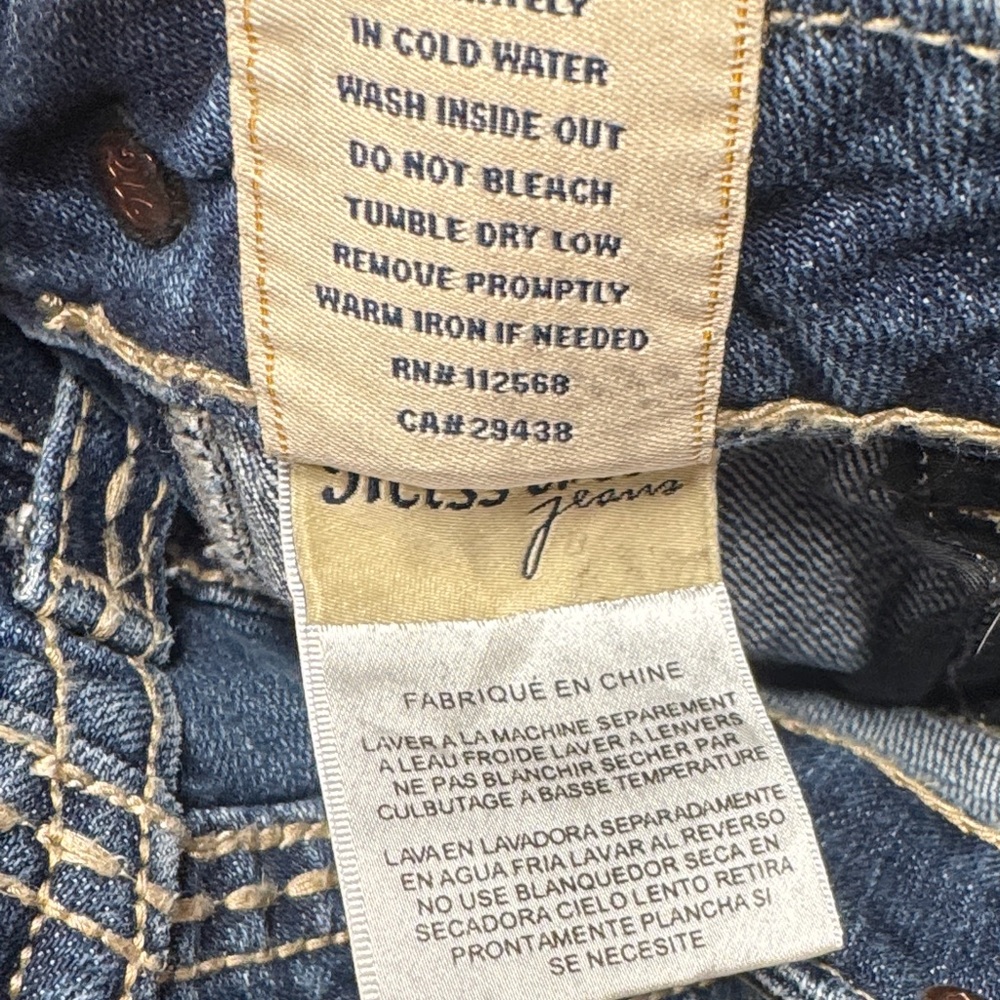 Miss Me Size 31 Dark Boot Cut Jeans embellished Y2K - Picture 12 of 12
